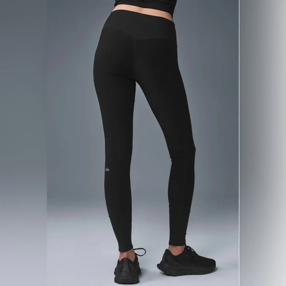 Alo Yoga Black High-Waisted Leggings